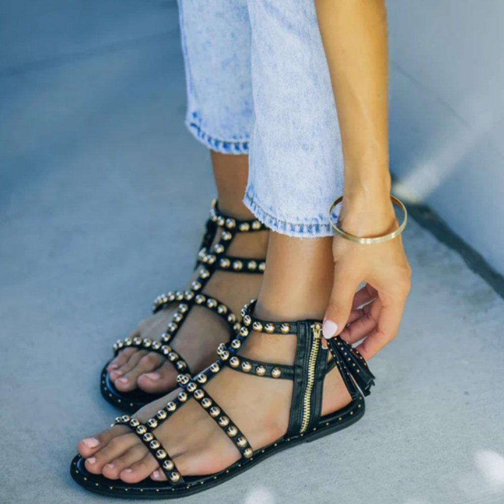 Vici Collection Bina Studded Strappy Sandals